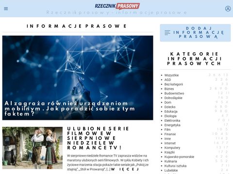 Rzecznikprasowy.pl - informacje prasowe