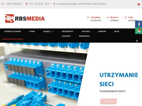 Rbsmedia.pl - demontaż słupów
