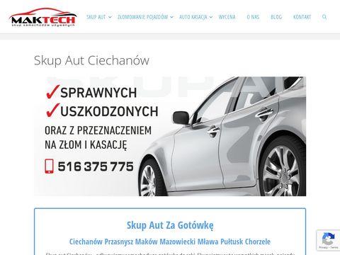 MakTech - skup aut za gotówkę w Ciechanowie
