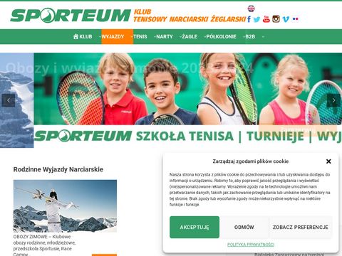 Sporteum.pl półkolonie letnie, tenis dla dzieci