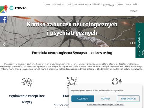 Synapsa.waw.pl - poradnia neurologiczna