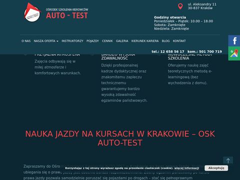 Szkolajazdy.com - prawo jazdy B Kraków