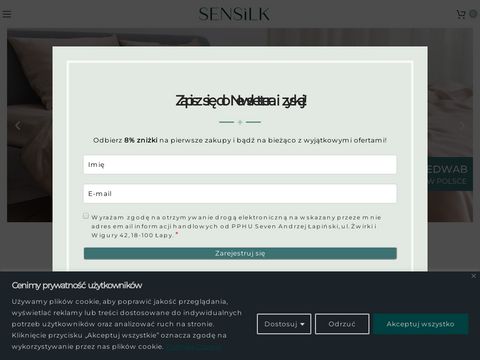 Sensilk.pl - jedwabne akcesoria do włosów