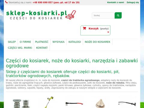 Sklep-kosiarki.pl części zamienne do kosiarek