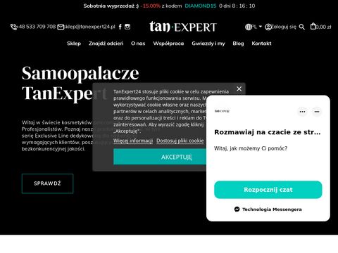 Tanexpert24.pl - płyny do opalania natryskowego