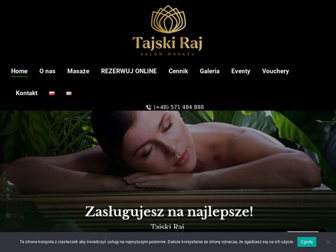 Tajskiraj.pl - salon masażu tajskiego Warszawa