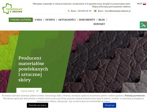 Tempskay-skamat.pl - producent skóry pcv