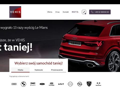 Vehis.pl - samochody dla firmy w leasing