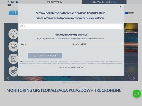 Truckonline.pl - monitoring GPS Warszawa