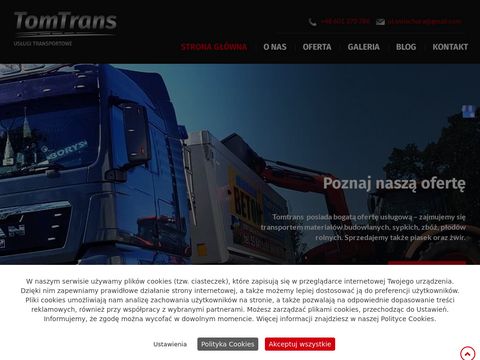 Tomtrans-slupsk.pl - transport ziemi
