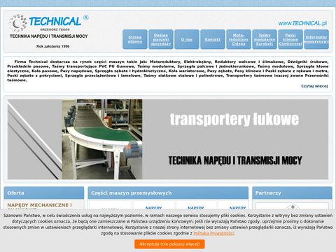 Technical.pl - przekładnie pasowe i zębate