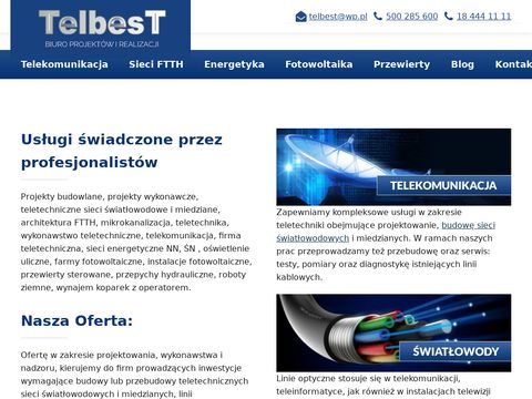 Telbest - sieci światłowodowe