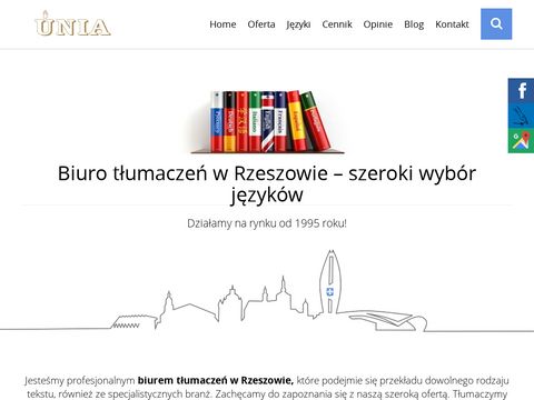Unia-rzw.com.pl - tłumacz Rzeszów