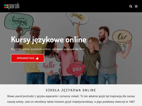 Paroli.pl - kurs angielskiego online