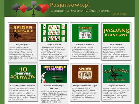 Pasjansowo.pl - pasjans online