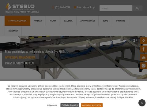 Steblo.pl - maszyny hydrauliczne na zamówienie