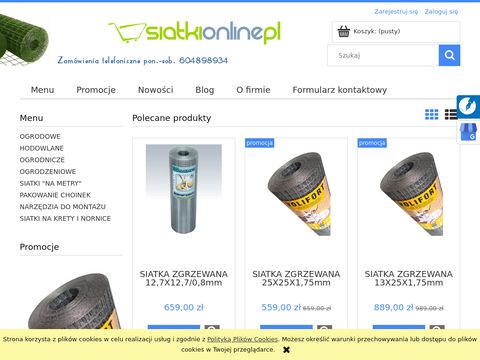 Siatkionline.pl - siatka cieniująca