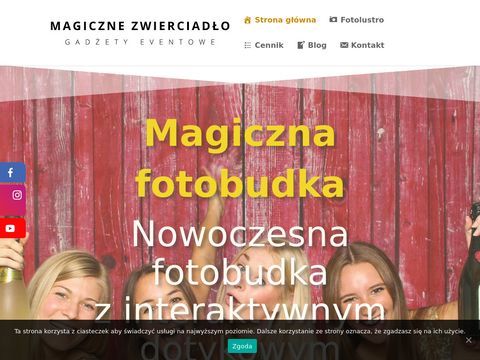 Magiczne-zwierciadlo.pl fotobudka Warszawa