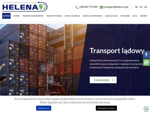 Helena-ts.pl - transport kontenerów morskich