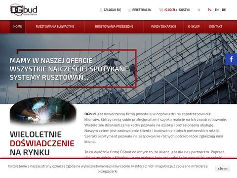Dgbud.pl rusztowania renomowanych firm i elementy