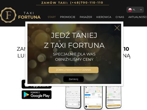 Taxi Fortuna - nowoczesne taxi w Łodzi
