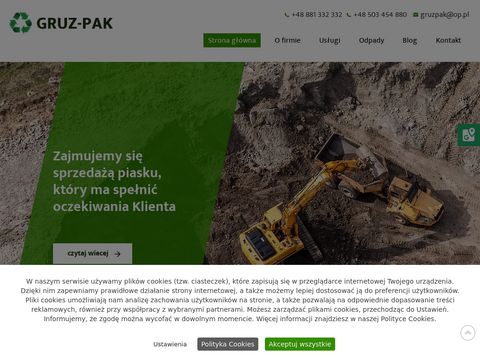 Gruz-pak.pl - kontener na gruz Szczecin