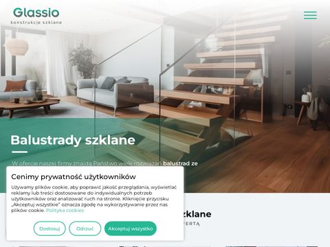Glassio.pl - lacobel, podłogi szklane