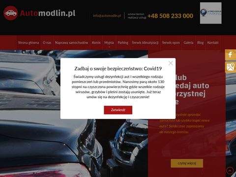 Automodlin.pl - parking lotnisko