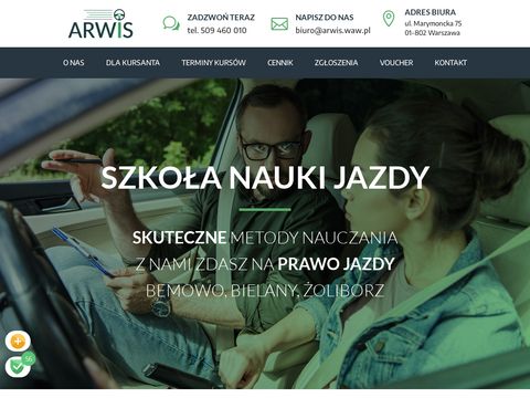 Arwis - nauka jazdy Warszawa
