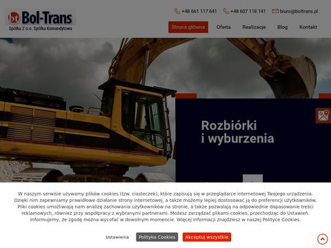 Bol-trans.com.pl - wywóz materiałów