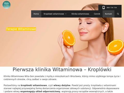 Wita-Gen - kroplówki witaminowe Wrocław