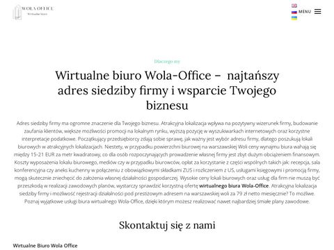 Wola-office.pl - wirtualne biuro Warszawa