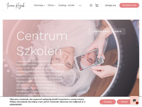 Iwonakozak.pl kursy kosmetyczne Wrocław