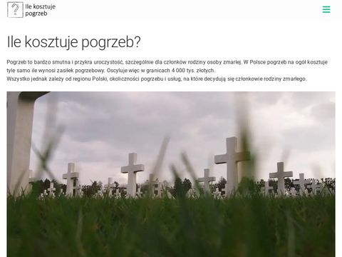 Ilekosztujepogrzeb.pl koszty w Polsce
