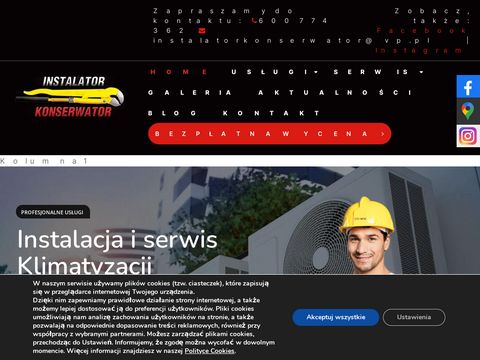 Instalatorkonserwator.pl - sprzedaż klimatyzacji