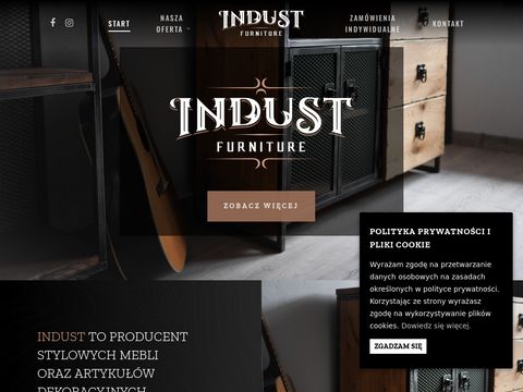 Indust.com.pl - meble industrialne producent