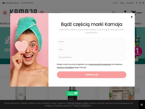 Kamaja.pl - odżywcze kremy do twarzy