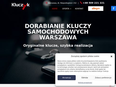 Kluczyk.com.pl naprawa kluczyków Okęcie