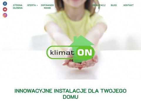 Klimat-on.pl - innowacyjne instalacje domowe