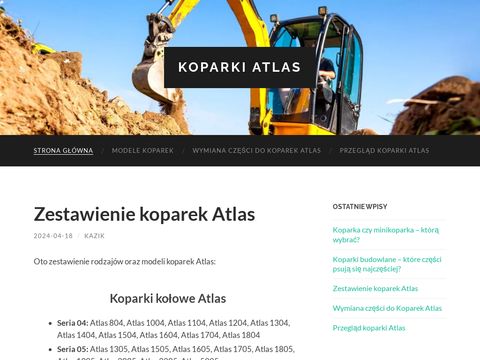 Koparki-Atlas.pl - porady