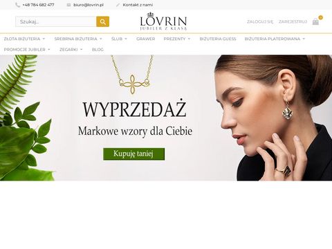 Lovrin.pl - złota zawieszka