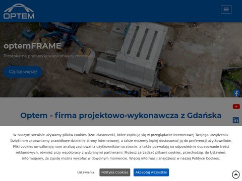 Optem.pl - betonowe prefabrykaty łukowe