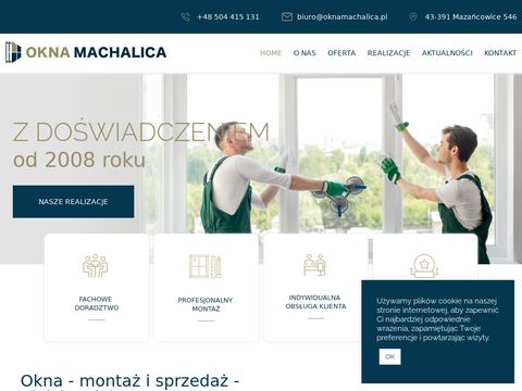 Oknamachalica.pl - sprzedaż okien Bielsko-Biała