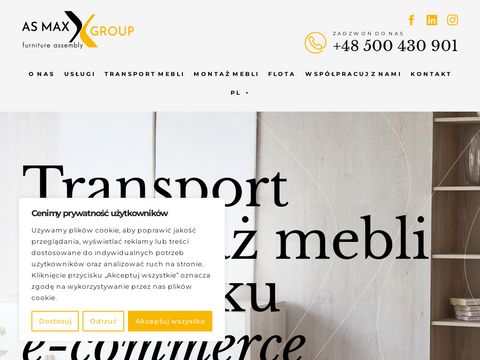 Asmaxgroup.com - montaż mebli w Europie