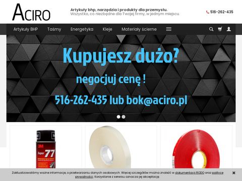 Aciro.pl - sprzęt i odzież BHP dla spawalnictwa