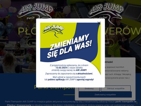 Airjump.pl - trampoliny Ksawerów