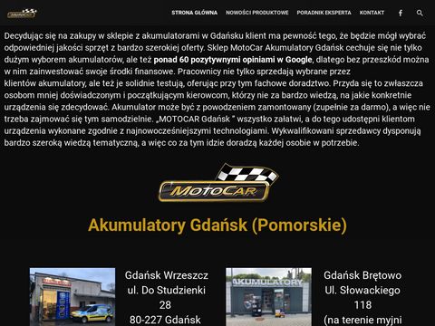 MotoCar - akumulatory Gdańsk