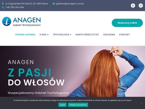 Anagen.com.pl - trycholog Kielce