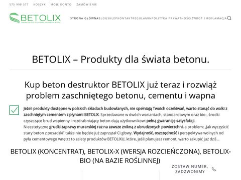 Betolix.pl - beton destruktor