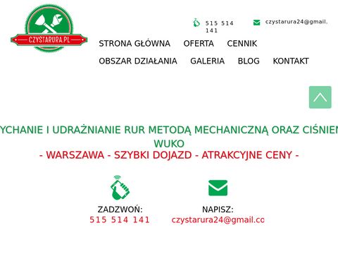 Czystarura.pl udrażnianie kanalizacji Wuko